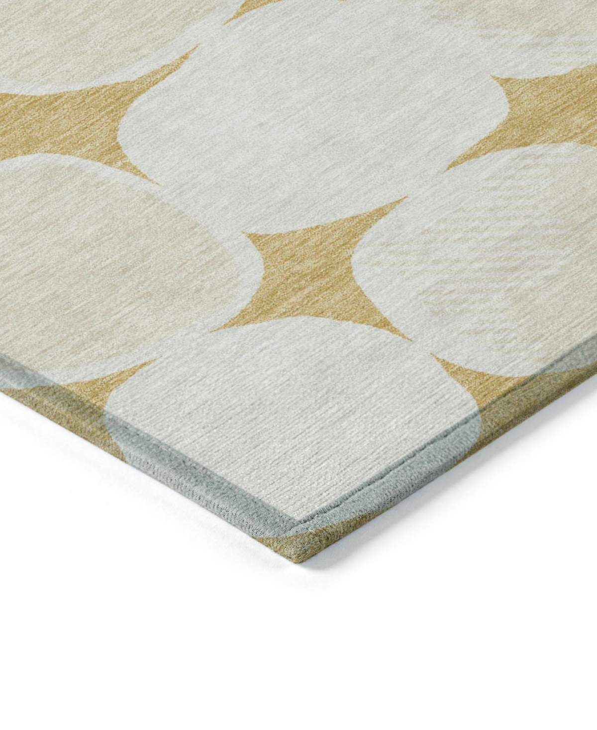 Addison Chantille Acn870 5'x7'6" Area Rug In Gold
