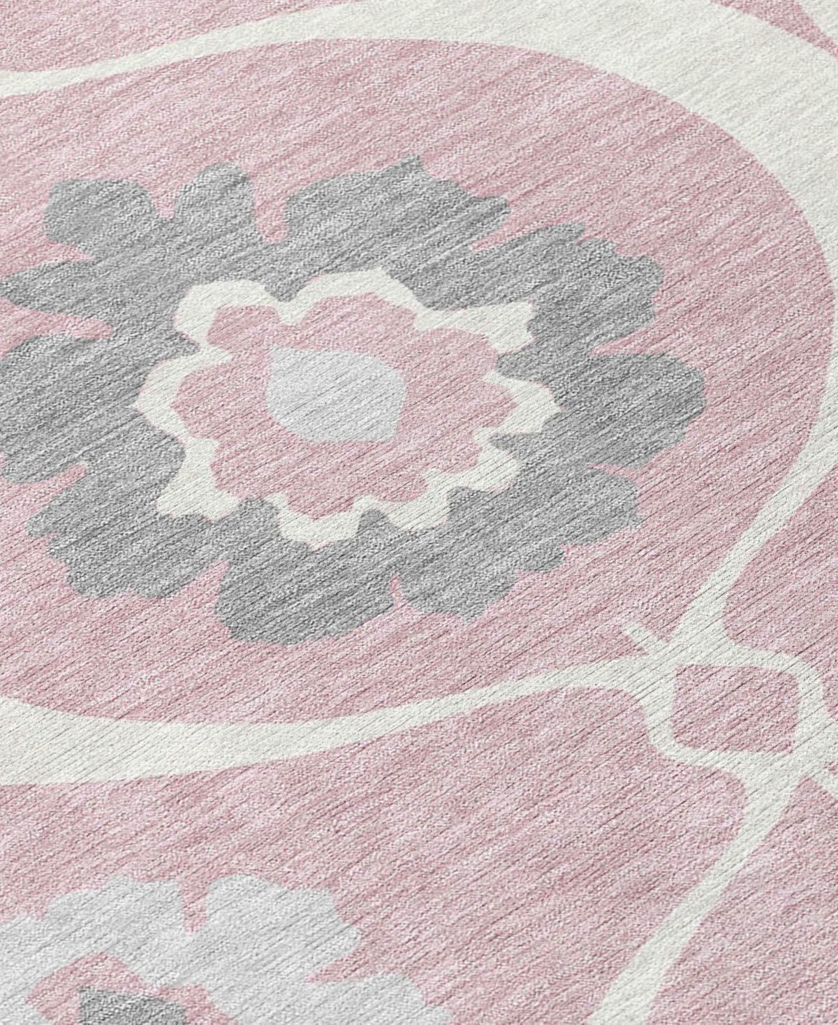 Addison Chantille Acn858 5'x7'6" Area Rug In Pink