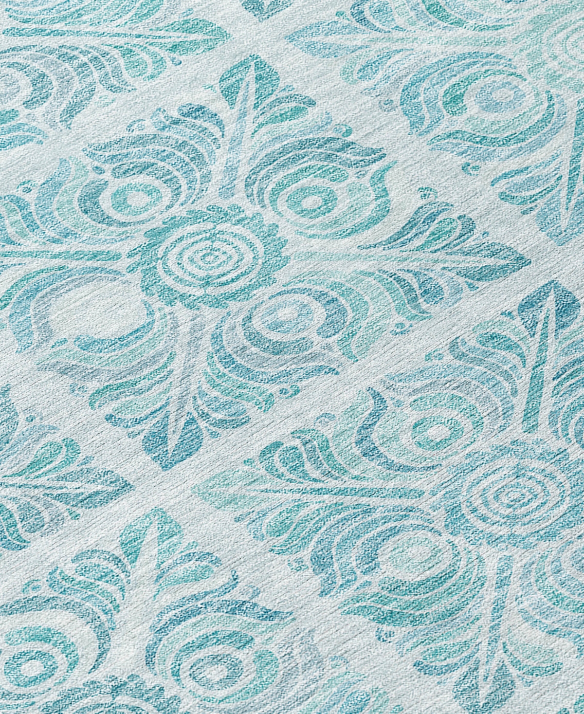 Addison Chantille Acn854 5'x7'6" Area Rug In Turquoise