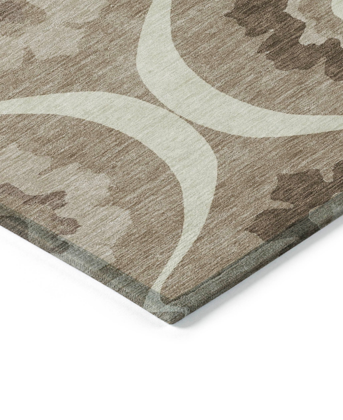 Addison Chantille Machine Washable Acn858 2'6"x3'10" Area Rug In Taupe
