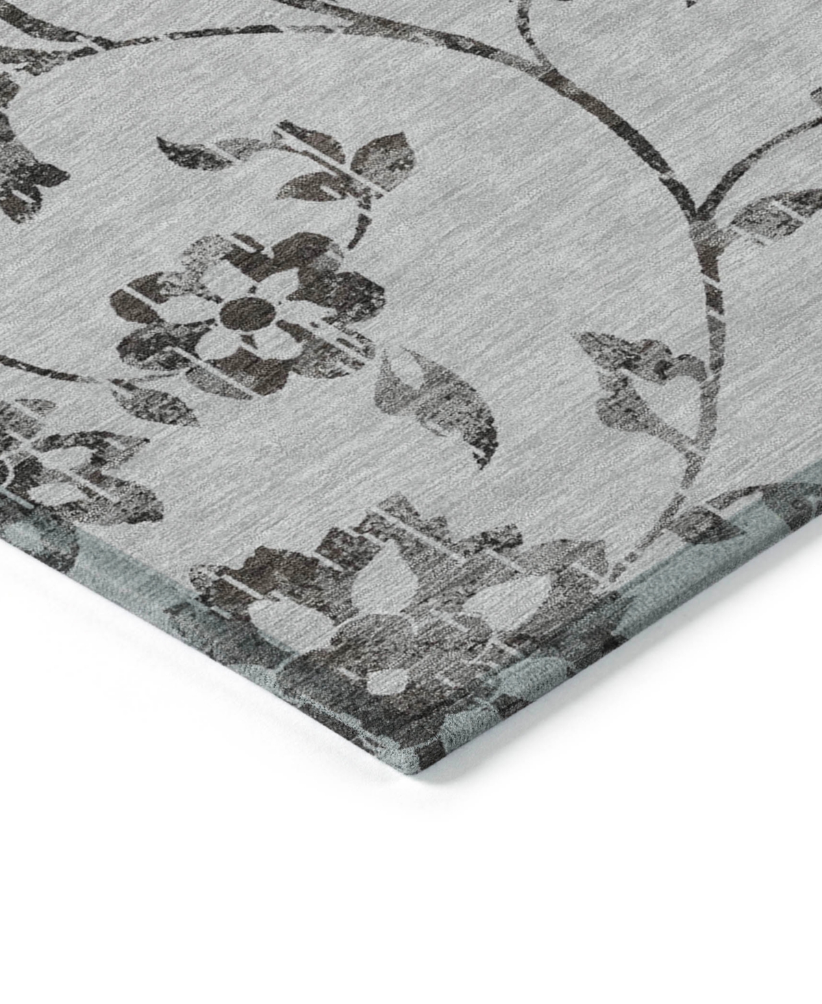 Addison Chantille Machine Washable Acn856 2'6"x3'10" Area Rug In Gray