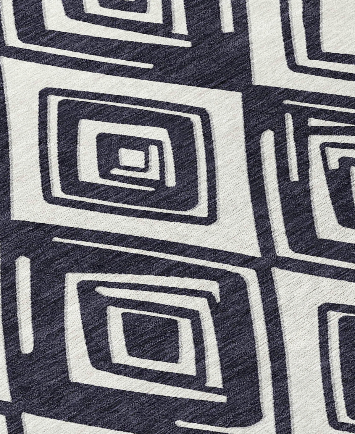 Addison Chantille Machine Washable Acn862 2'3"x7'6" Runner Area Rug In Black