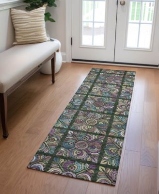 Chantille Machine Washable ACN852 2'3"x7'6" Runner Area Rug
