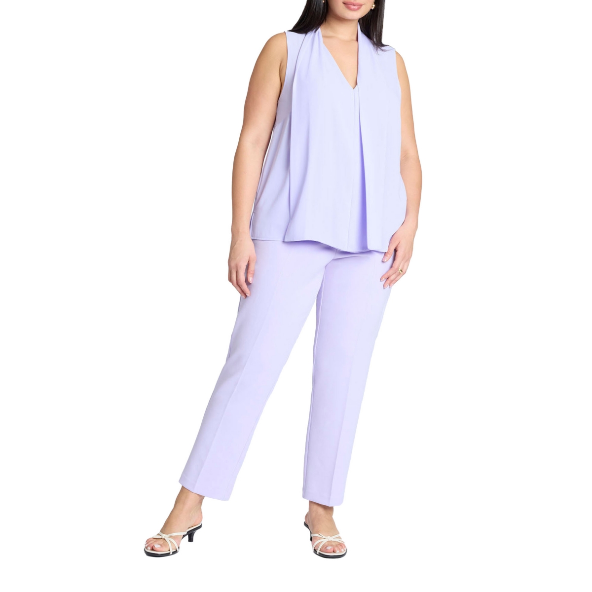 Plus Size The 365 Semi Stretch Slim Leg Pant - Potent purple