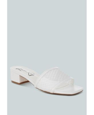 Faria Slip-On Low Block Heels