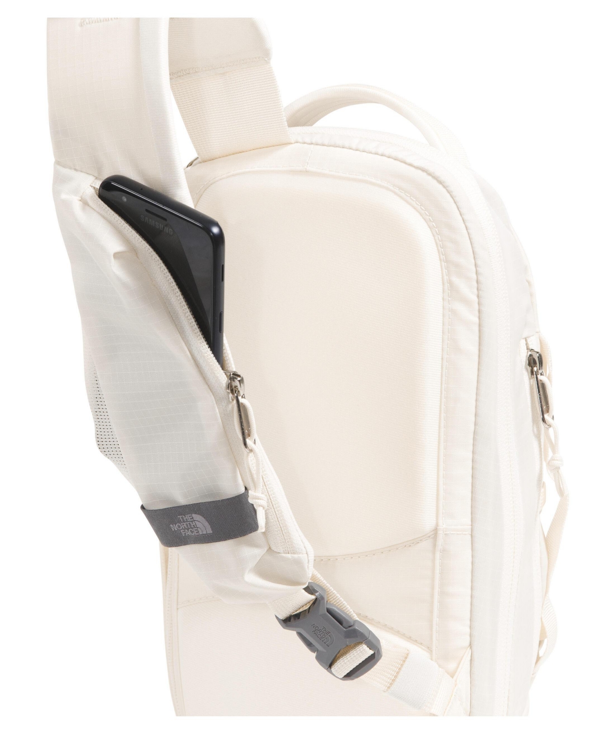 The North Face Men's Borealis Sling Backpacks Messengers In White Dune,gravel