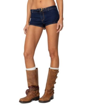 Women's Ciel Low Rise Denim Micro Shorts