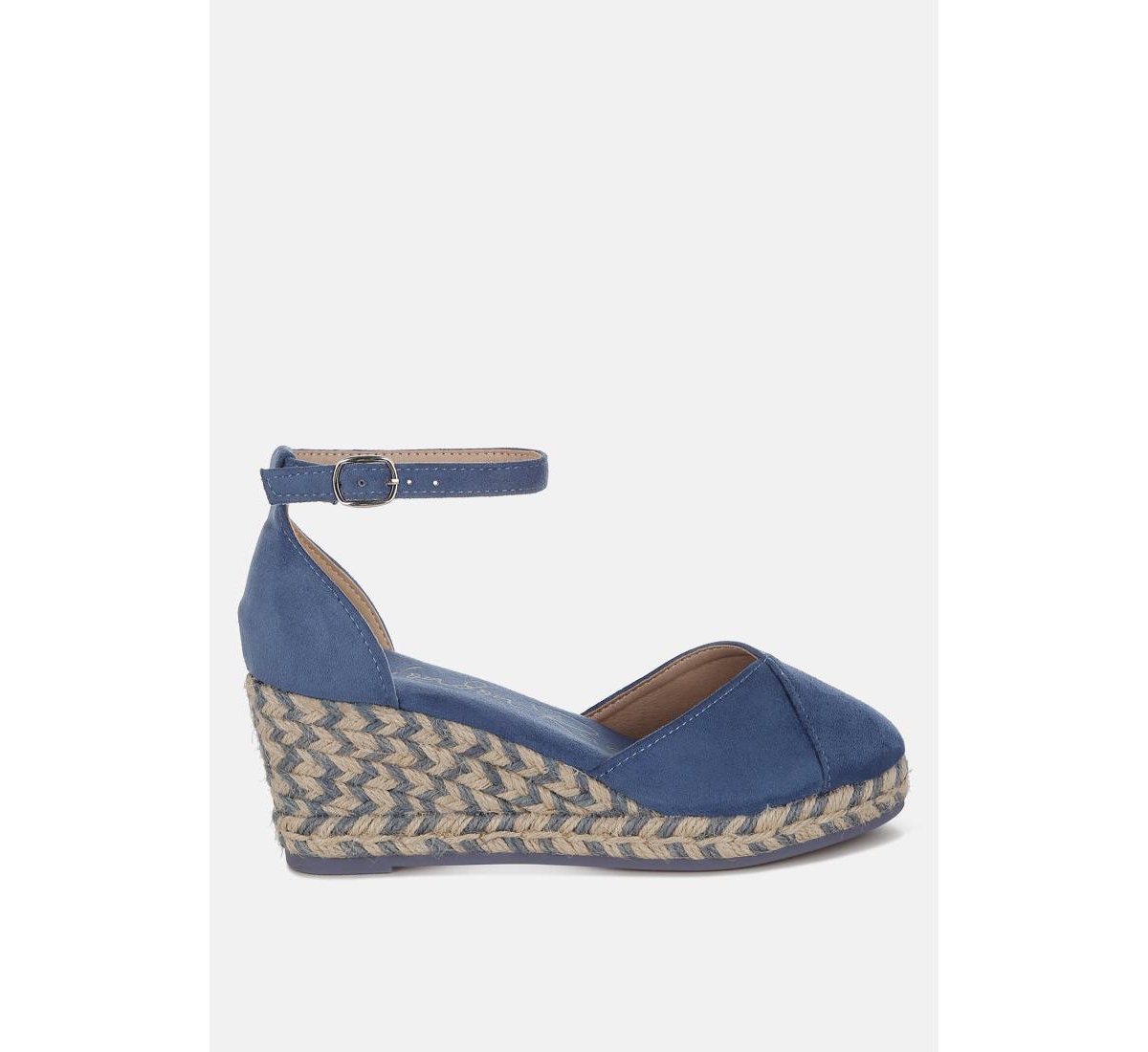 Sorcruz Wedge Heel Espadrilles Sandals - Navy