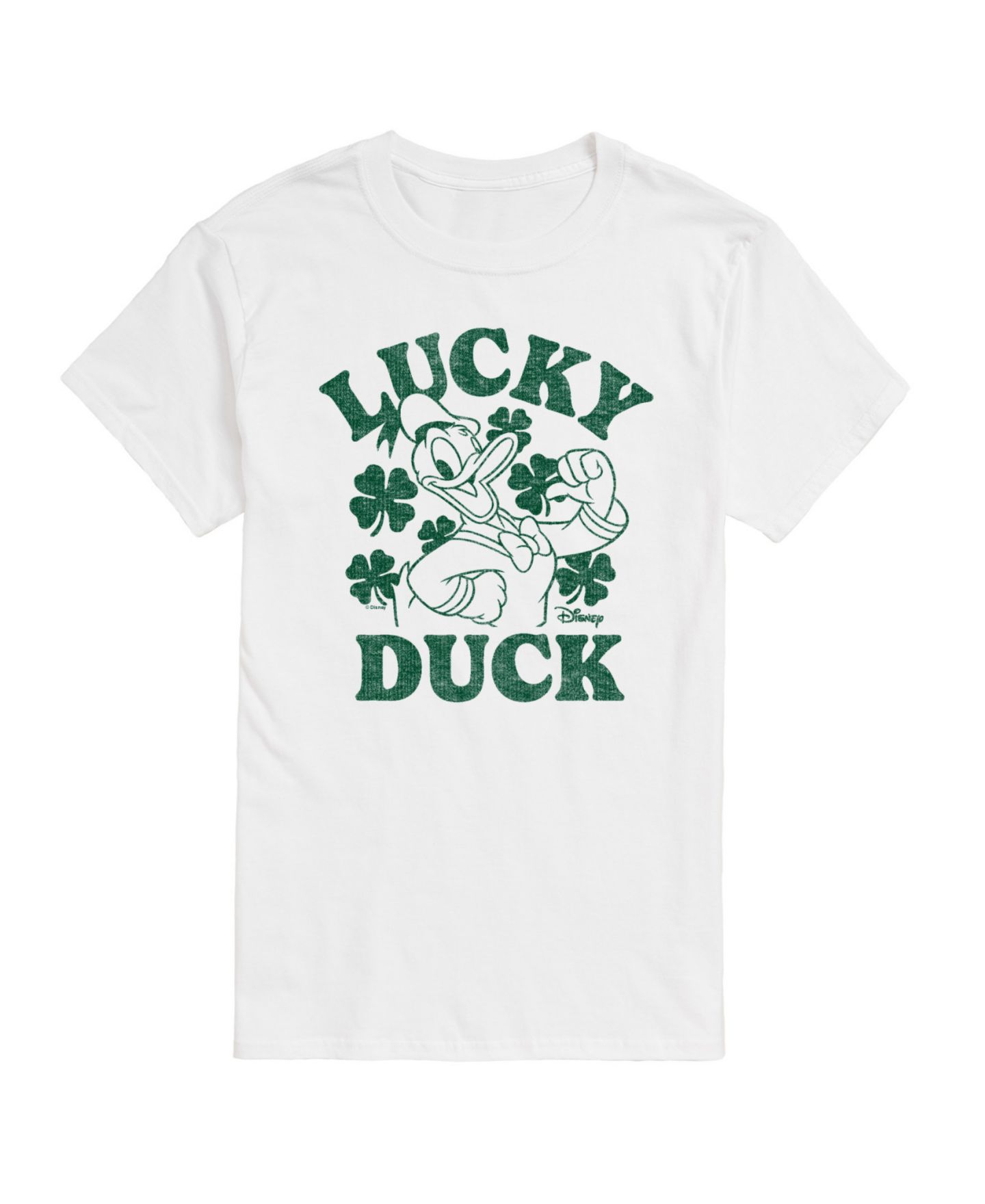 Мужская футболка AIRWAVES Disney Donald Duck Lucky Duck Short Sleeve, цвет: Белый — фото 1