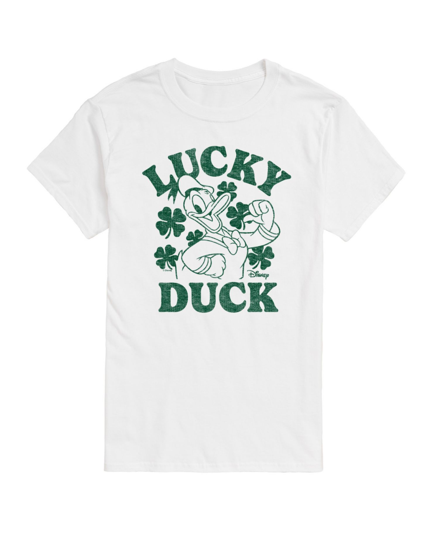 Men's Disney Donald Duck Lucky Duck Short Sleeve T-Shirt