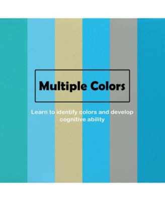 6 Pieces Multifunctional Hexagon Toddler Floor Cushions Classroom Seating with Handles