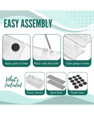 Canned Goods Organizer – Holds up to 48 standard cans for easy storage and access.