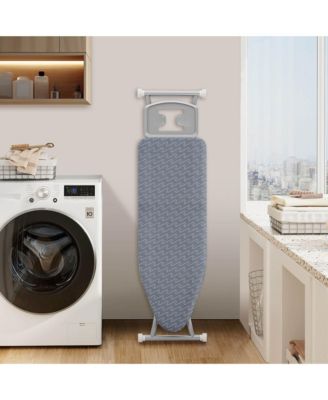 47" x 15" Iron Board with Removable Silver-coated Cover & Heavy-duty Steel Frame