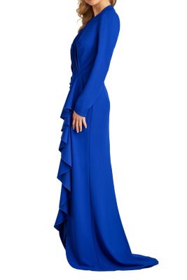 Women's Markum Long-Sleeve Flounce Gown