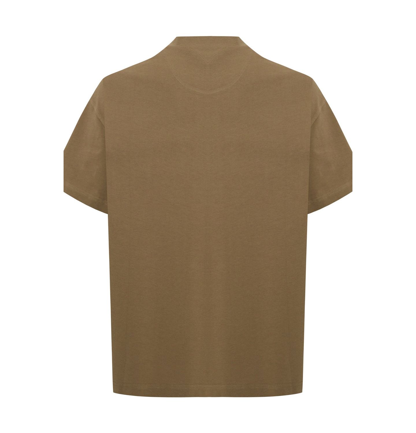 Мужская футболка PCFG Cotton With Emboss Detail, цвет: Коричневый — фото 6