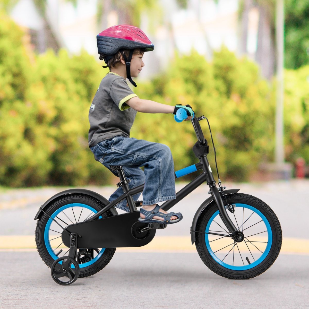 Kids Bike with Adjustable Handlebar and Saddle Perfect for Growing Riders