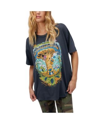 Women's Charcoal The Grateful Dead Autumn Bears Merch T-Shirt