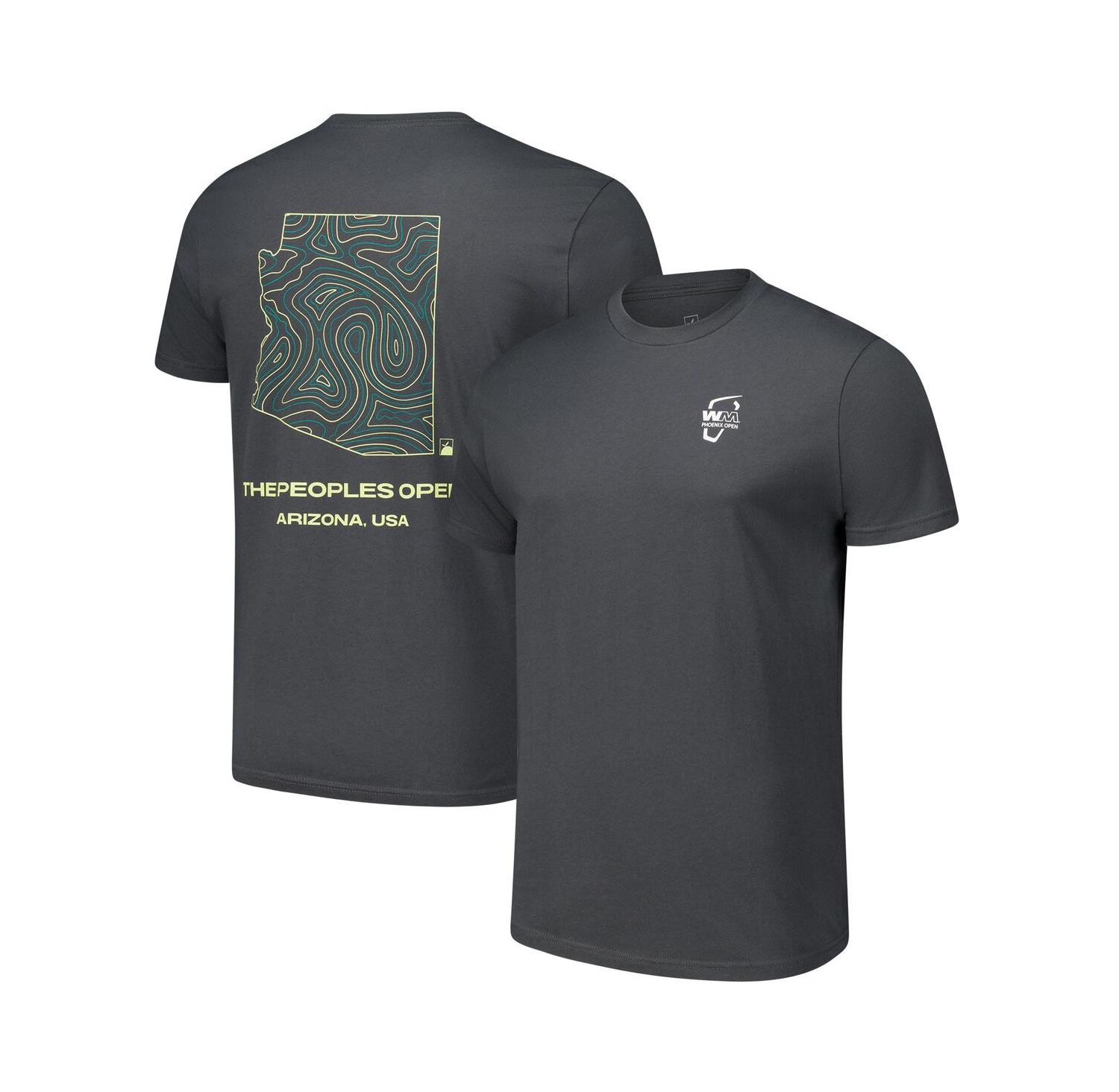 Men's and Women's Charcoal WM Phoenix Open Arizona T-Shirt
