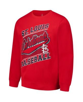 Men's Red St. Louis Cardinals Pullover Sweatshirt