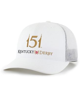 '47 Brand - Men's White Kentucky Derby 151 Trucker Adjustable Hat