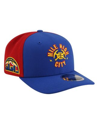 New Era - Men's Navy Denver Nuggets Statement Edition Jersey Hook 9SEVENTY Stretch-Snap Hat