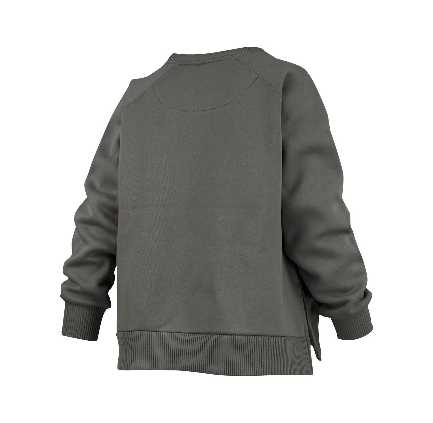 Women's Charcoal Alabama Crimson Tide Pocketed Raglan Pullover Sweatshirt
