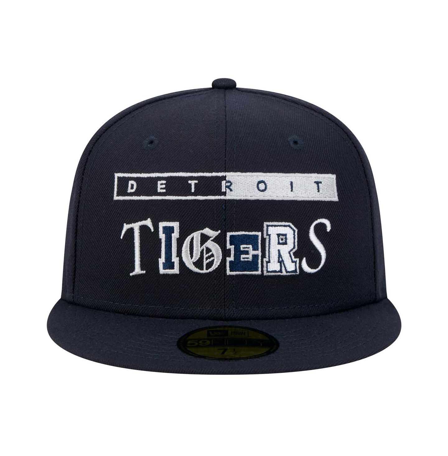 Мужская кепка New Era Navy Detroit Tigers Ransom 59FIFTY Fitted Hat — фото 5