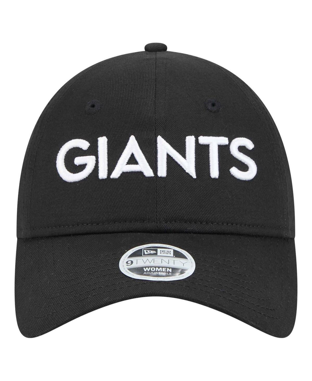 New Era Women's Black New York Giants Cece 9twenty Adjustable Hat In Black