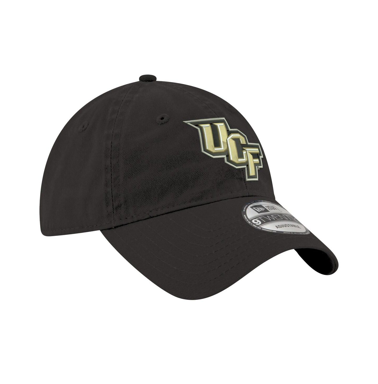 Мужская кепка New Era Black UCF Knights Core Classic 9TWENTY Adjustable Hat — фото 3