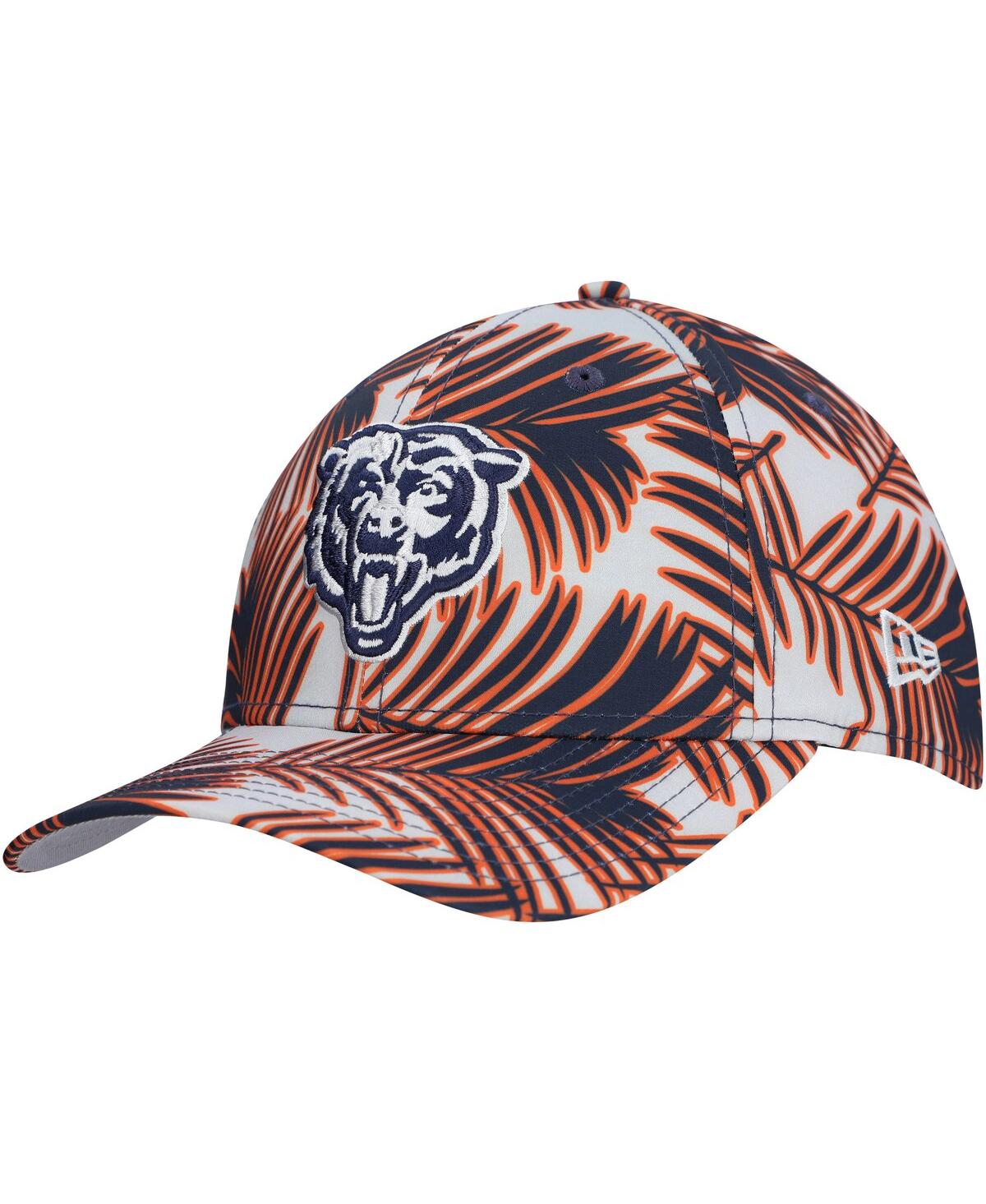 NEW ERA MEN'S GRAY CHICAGO BEARS PALMS 39THIRTY FLEX HAT 