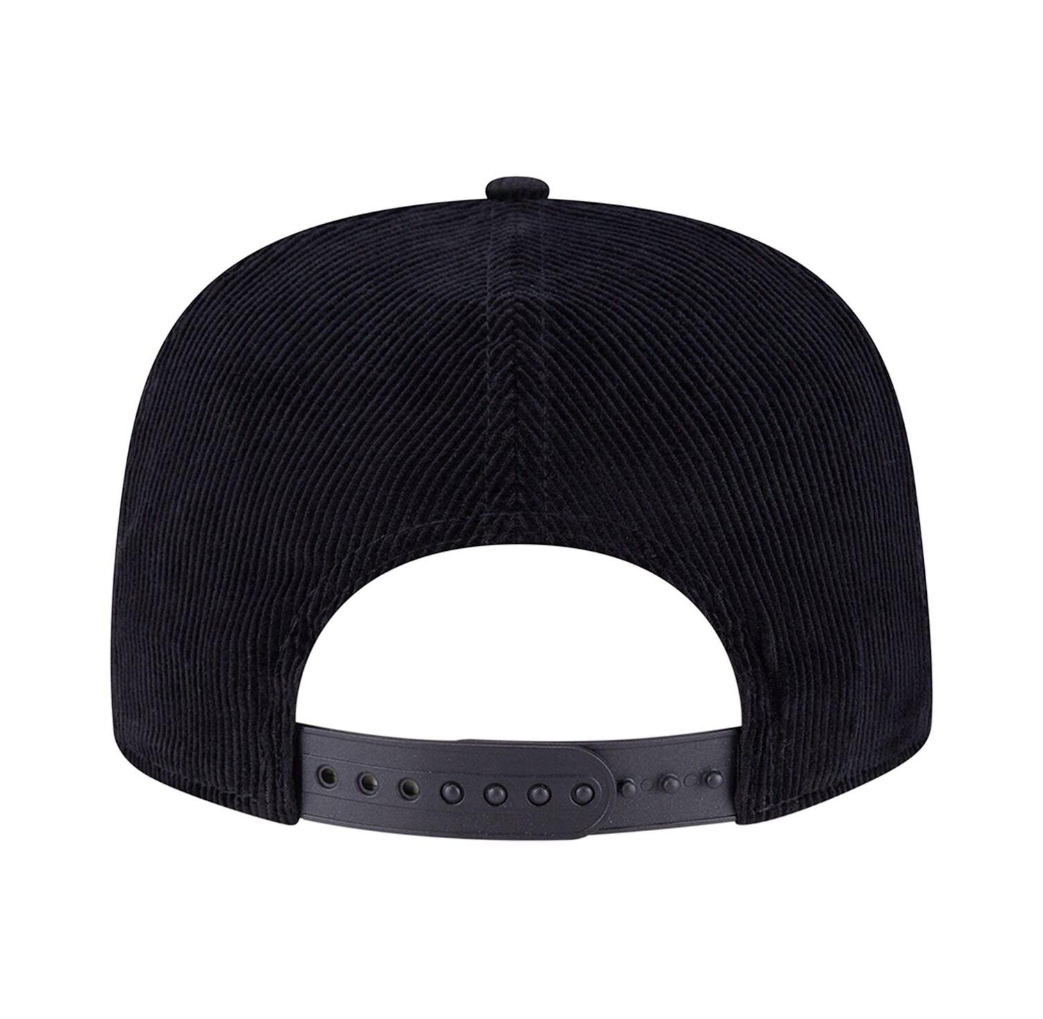Men's Black Chicago Cubs Corduroy Filigree Golfer Adjustable Hat