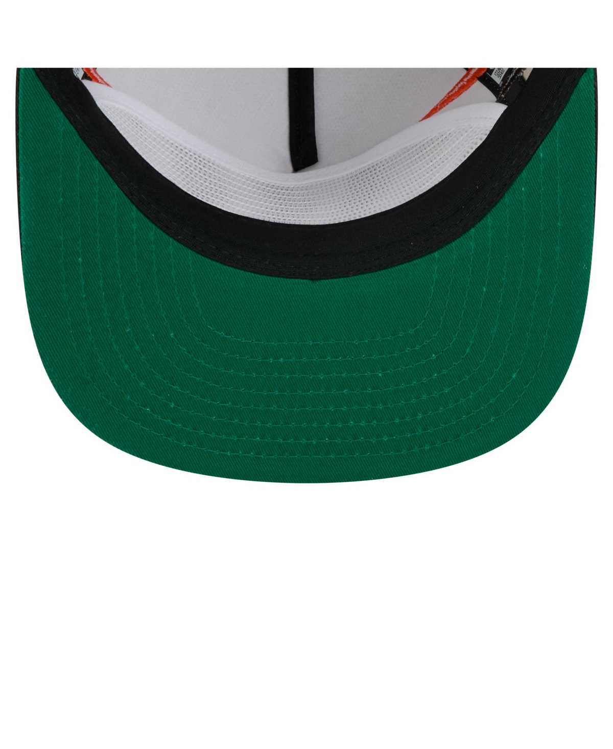 NEW ERA MEN'S STONE/BROWN CLEVELAND BROWNS ATHLETIC GOLFER SNAPBACK HAT 