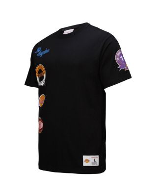 Men's Black Los Angeles Lakers Black Out Collection Vintage Premium T-Shirt