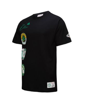 Men's Black Boston Celtics Black Out Collection Vintage Premium T-Shirt