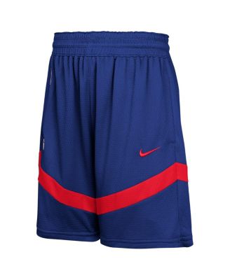 Big Boys and Girls Royal Philadelphia 76ers Practice Mesh Shorts