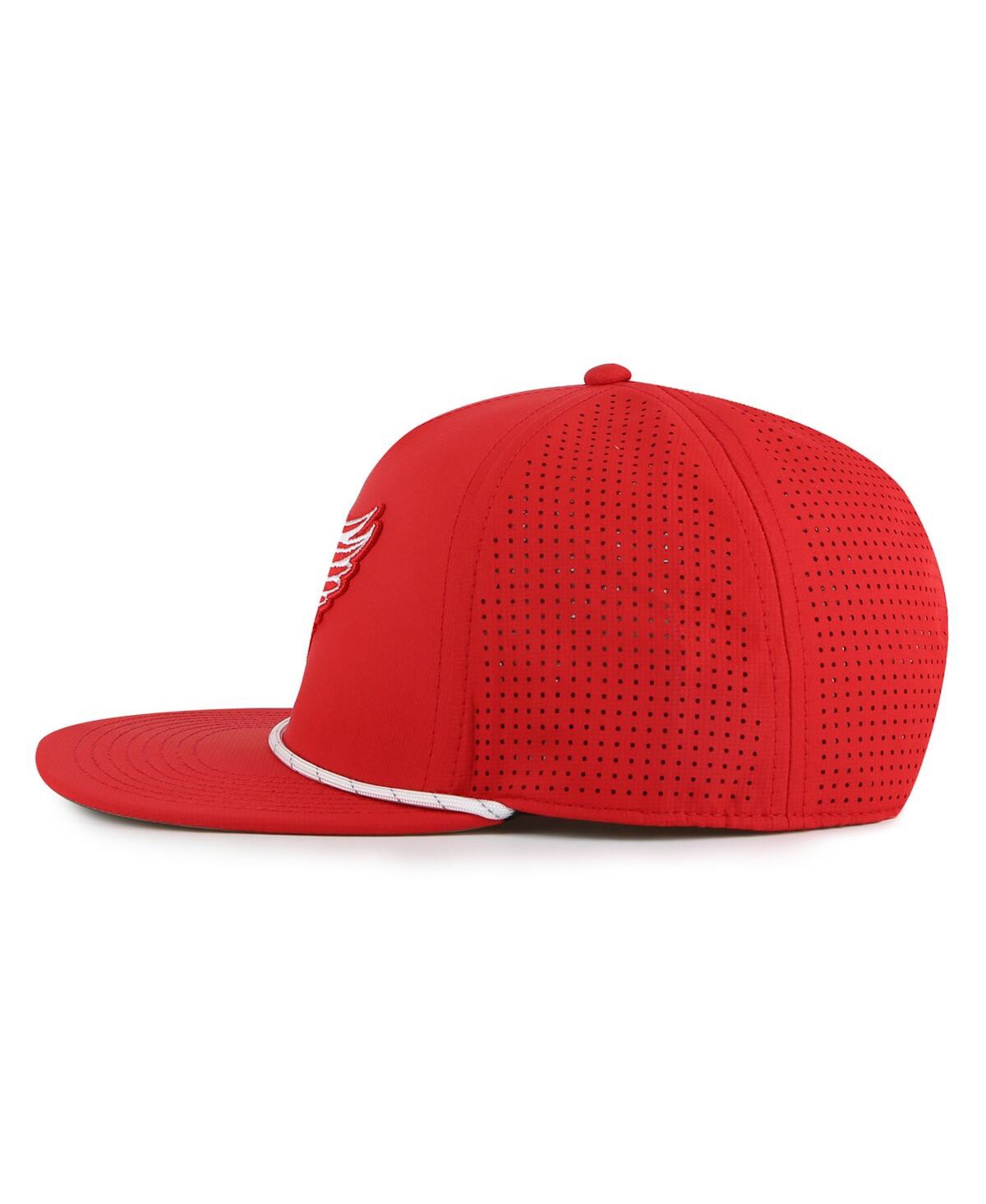 AMERICAN NEEDLE MEN'S RED DETROIT RED WINGS BUXTON PRO TECH ADJUSTABLE HAT 