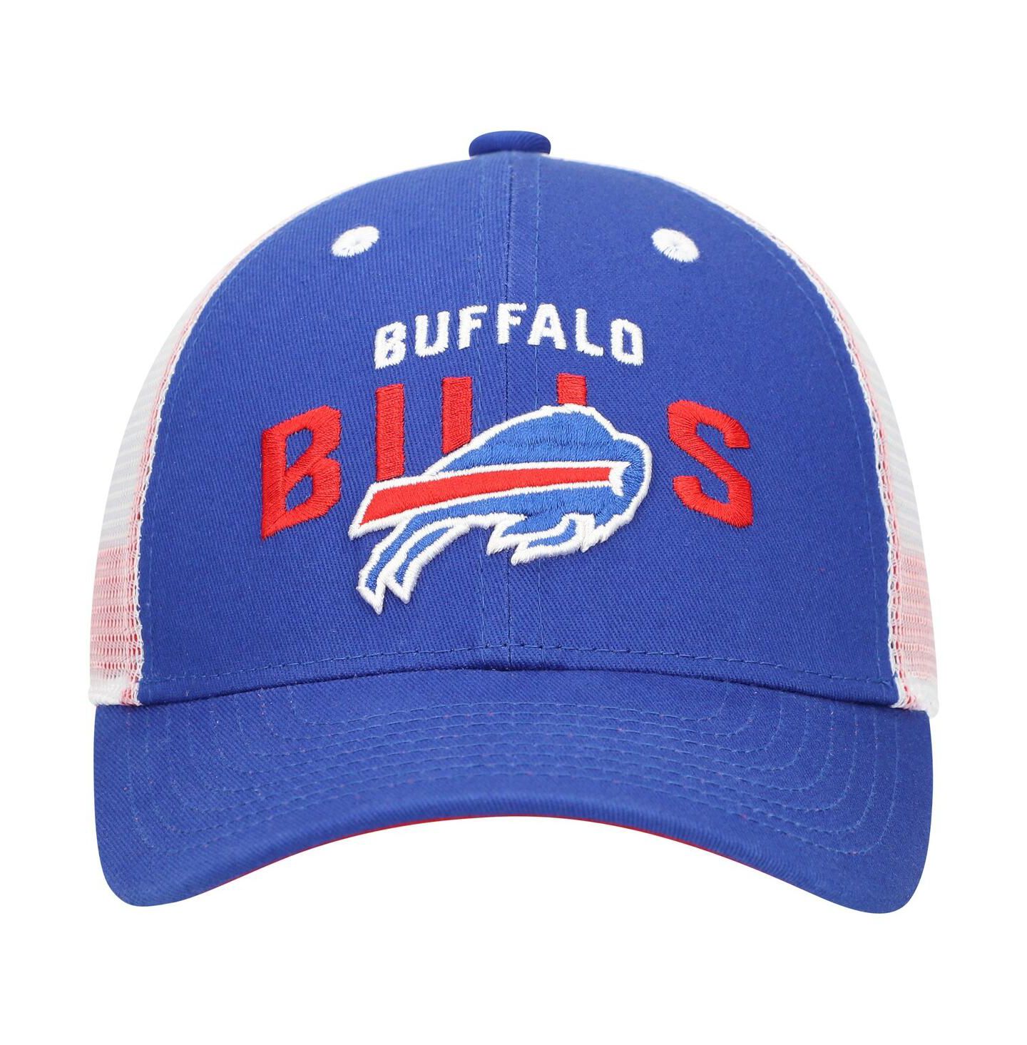 Детская кепка Outerstuff Preschool Royal Buffalo Bills Core Lockup Trucker Adjustable hat — фото 4