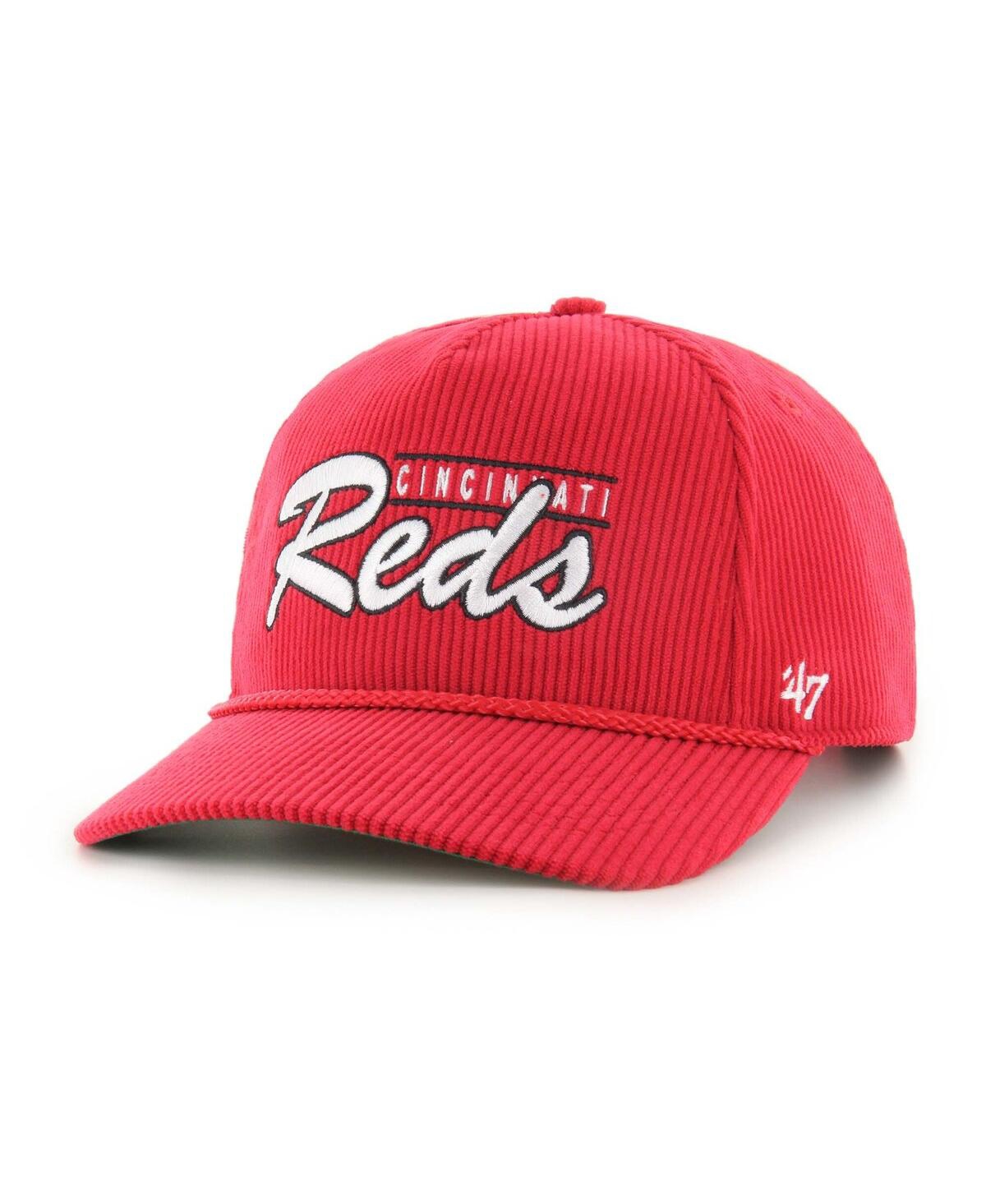 Shop 47 Brand Men's Red Cincinnati Reds Corduroy Hitch Adjustable Hat