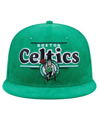 Men's Kelly Green Boston Celtics Throwback Display Corduroy 9FIFTY Snapback Hat