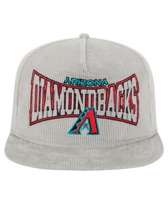 Men's Gray Arizona Diamondbacks Corduroy Golfer Snapback Hat