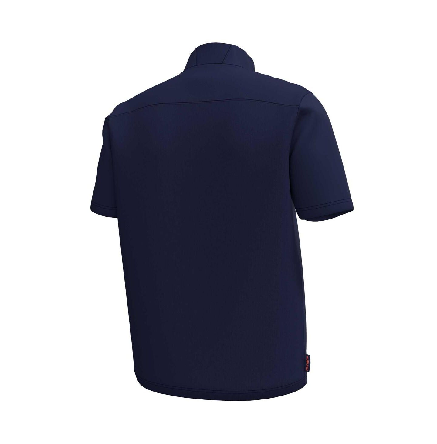 Мужская футболка Under Armour Navy Auburn Tigers Motivate Quarter-Zip Short Sleeve — фото 2