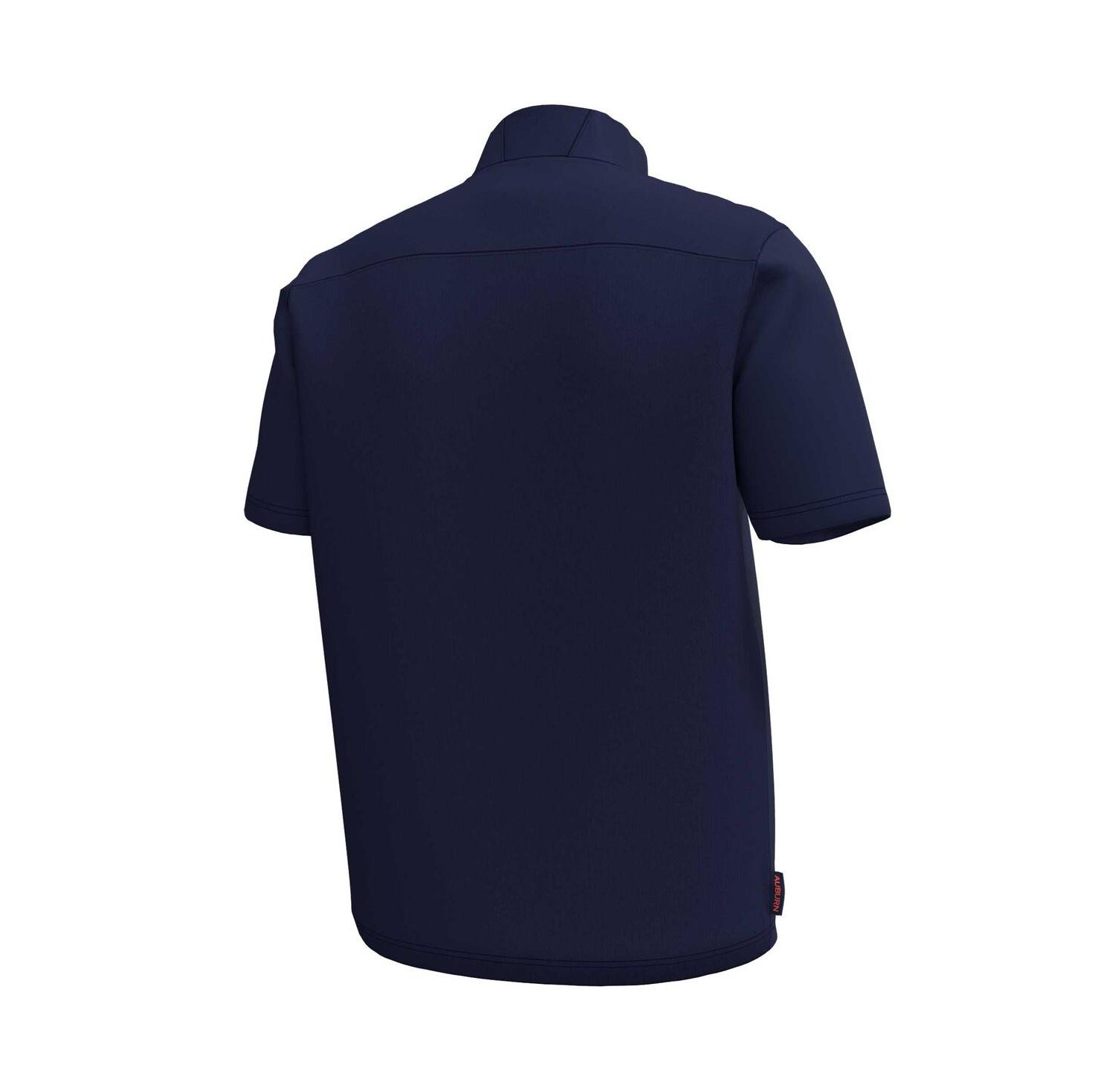 Men's Navy Auburn Tigers Motivate Quarter-Zip Short Sleeve T-Shirt