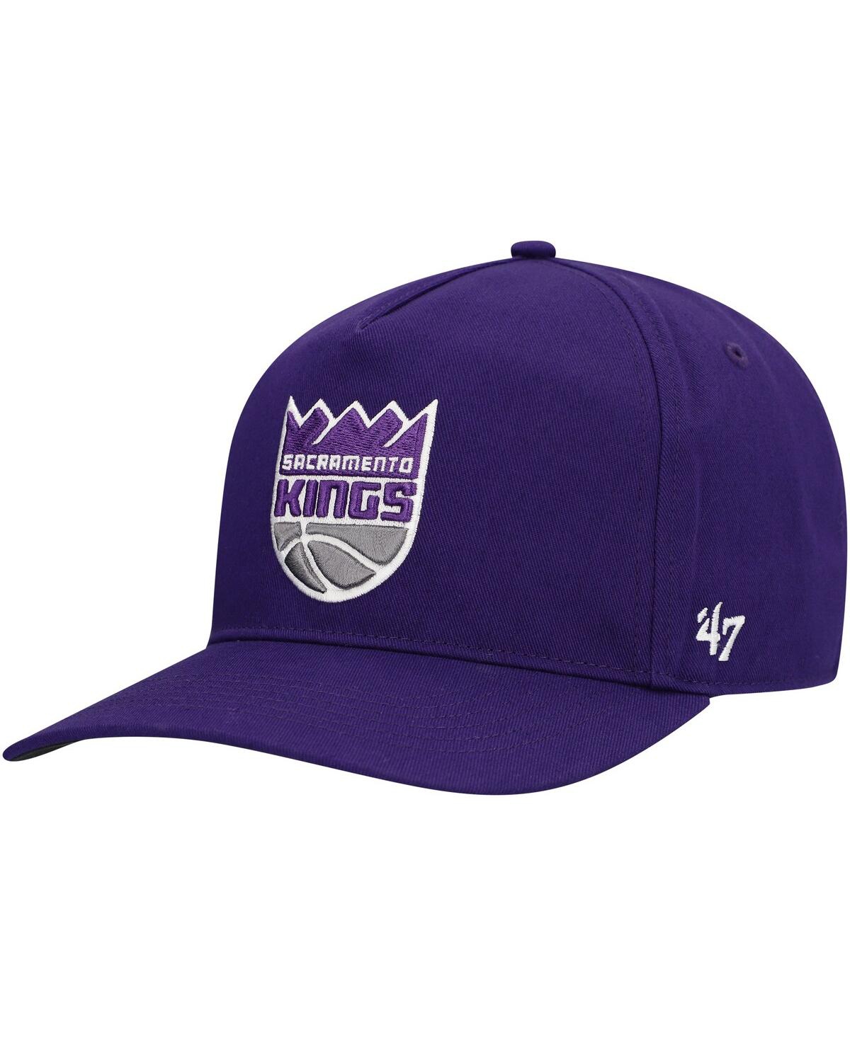 47 Brand Men's Purple Sacramento Kings Core Logo Hitch Adjustable Hat In Purple