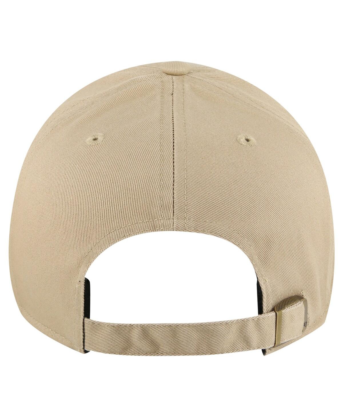 47 BRAND MEN'S KHAKI KANSAS JAYHAWKS POWELL MVP ADJUSTABLE HAT