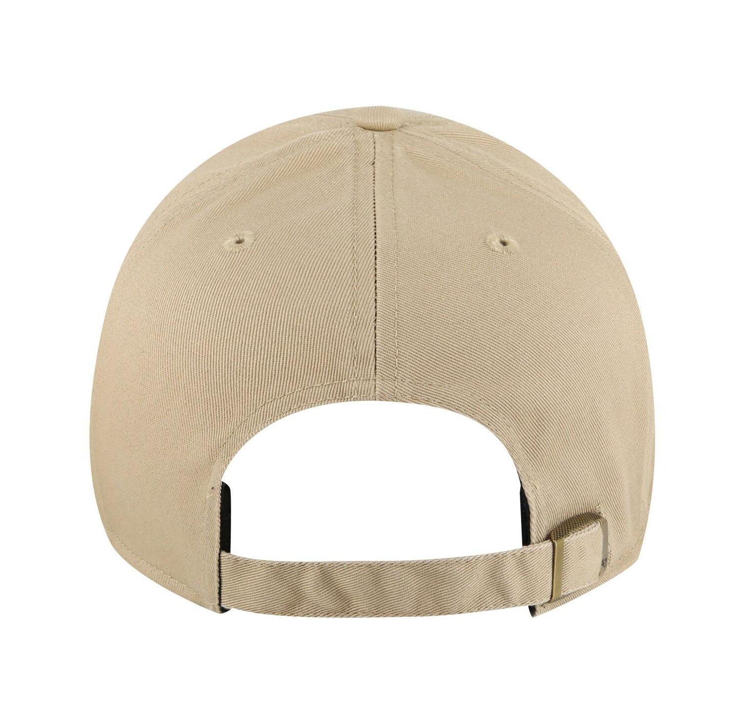 Men's Khaki Kansas Jayhawks Powell MVP Adjustable Hat