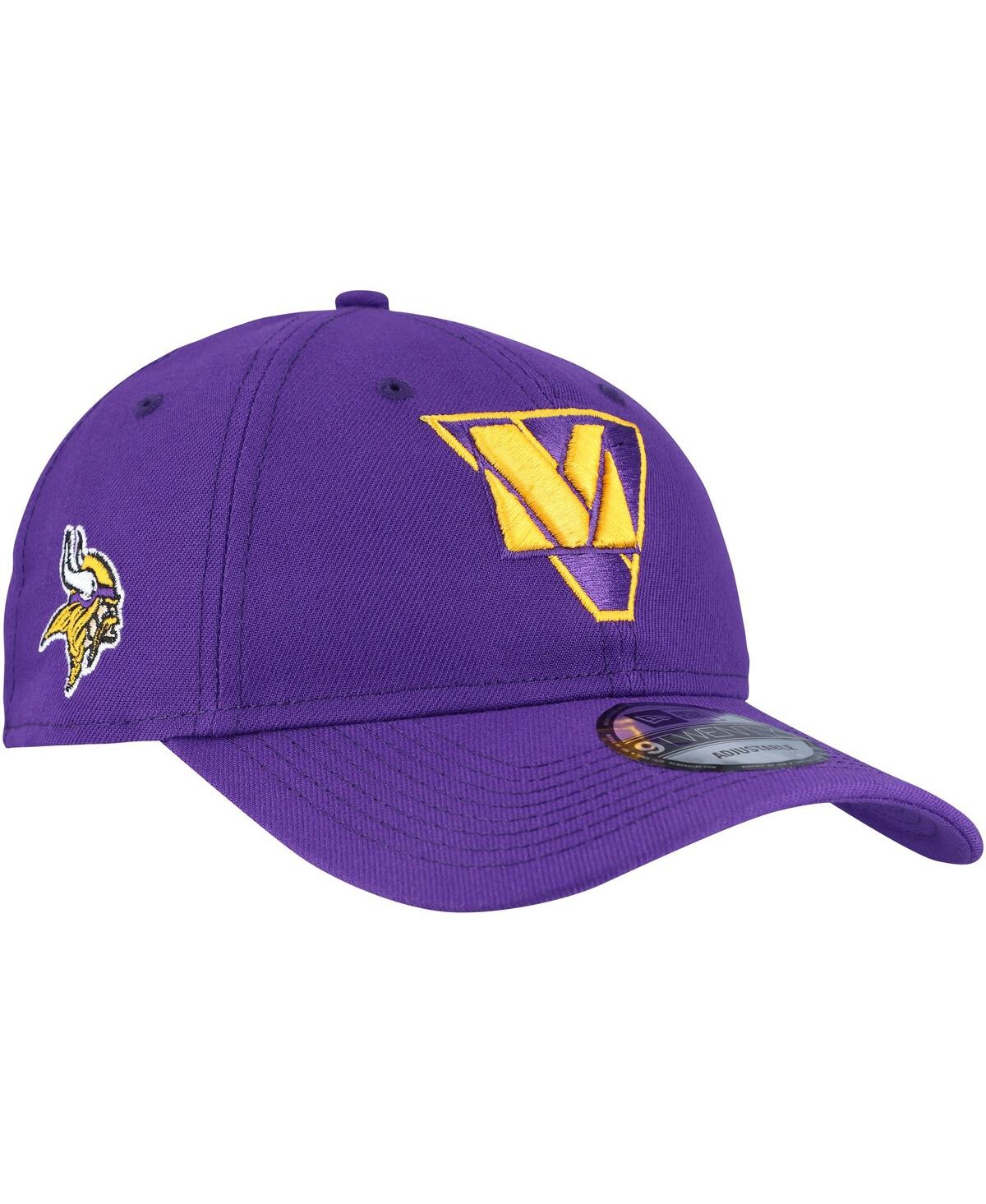 New Era Women's Purple Minnesota Vikings Standard 9twenty Adjustable Hat In Purple