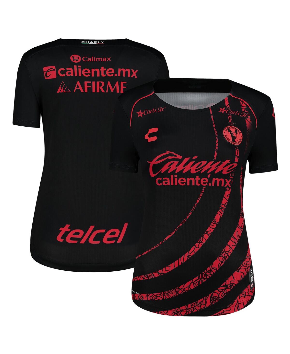 Women's Black/Red Club Tijuana 2024/25 Home Authentic Jersey - Black, Red
