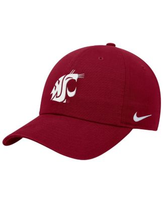 Nike - Men's Crimson Washington State Cougars Club Adjustable Hat