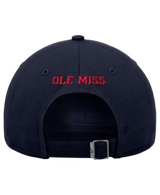 Men's Navy Ole Miss Rebels Club Adjustable Hat
