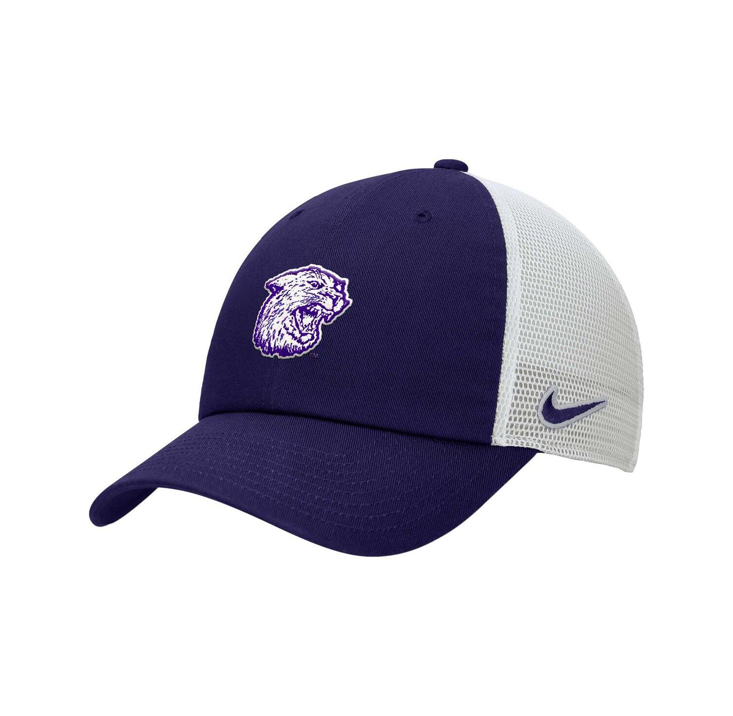 Men's Purple/White Kansas State Wildcats Vintage Club Trucker Adjustable Hat
